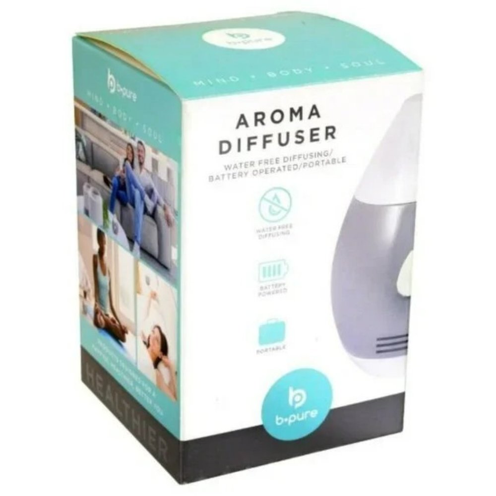 B-pure Aroma Diffuser Waterless Essential Oil Travel Size